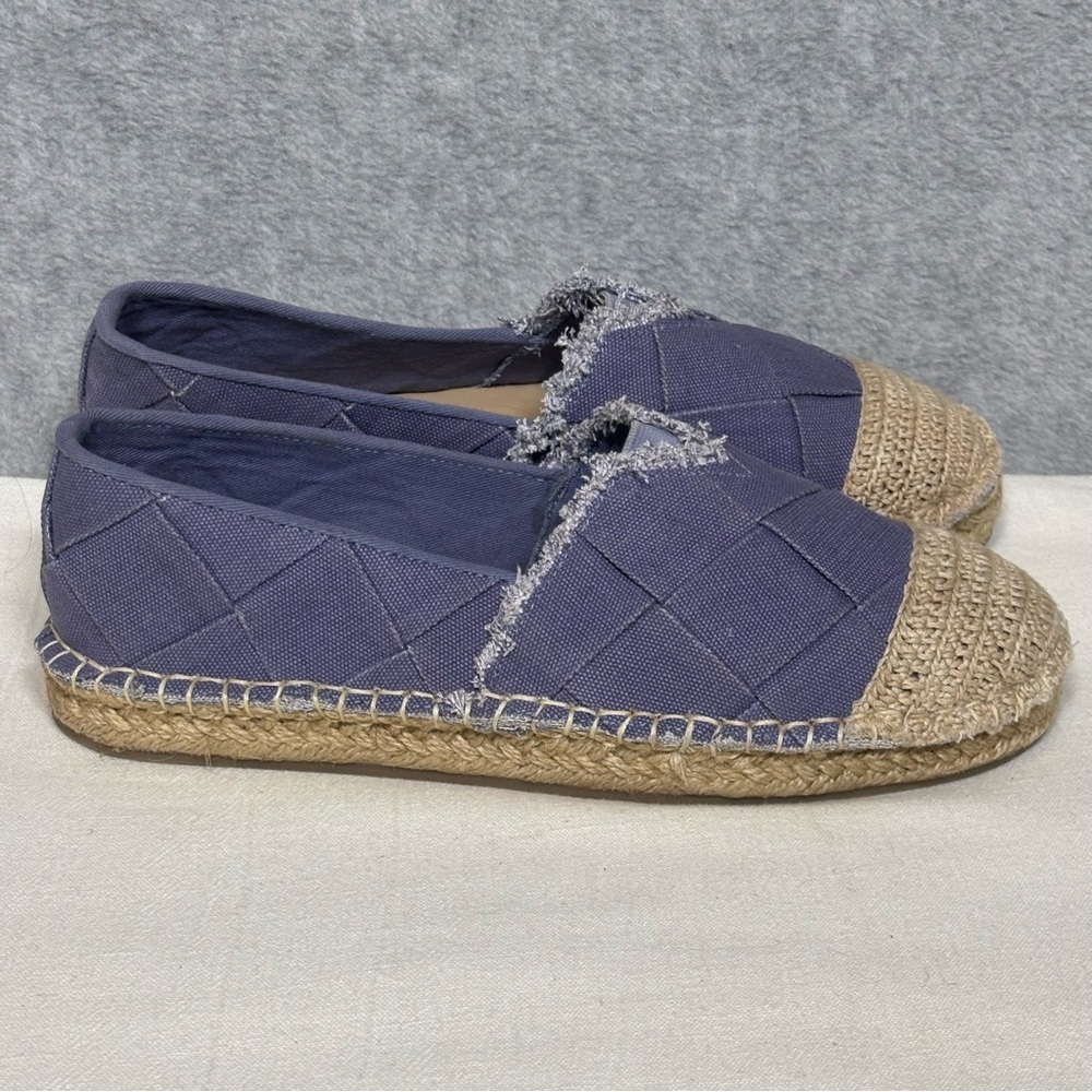 Coldwater Creek Elena Espadrilles by Walk With Me-Thistle Blue-Women Size 8.5